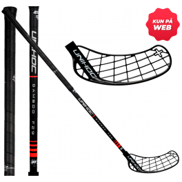 Unihoc Player+ Bamboo 29 black/red - Floorballstav