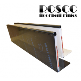 Rosco Floorball Bande Stykker - Black Pipe - 2 meter bandestykke, sort