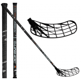 Unihoc Unilite Carbskin Feather Light 29 black/orange - Floorballstav