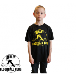 Funktionel t-shirt med navn og nr. ryg - Herlev Floorball - ICE-T