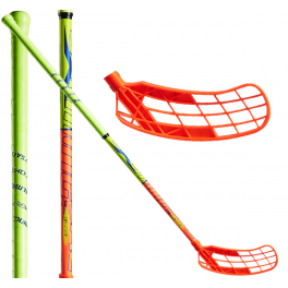 Salming Q1 X-shaft KickZone TipCurve 3° 27 orange/yellow - Floorballstav