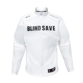 Blindsave Samurai Chest Armor Rebound Control (L/S) MAX PRO - Målmandspanser - white