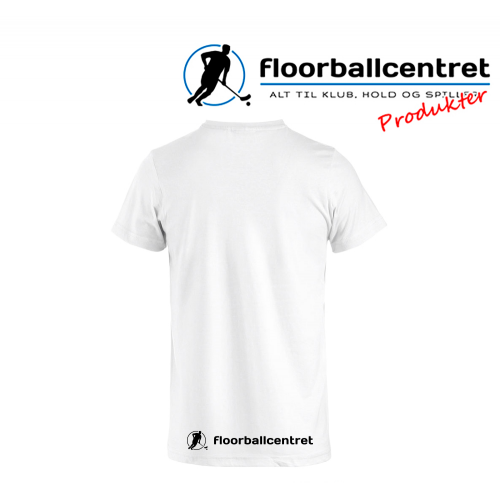 Floorballcentret T-shirt - Eat, Sleep, Floorball - hvid - Billede 2