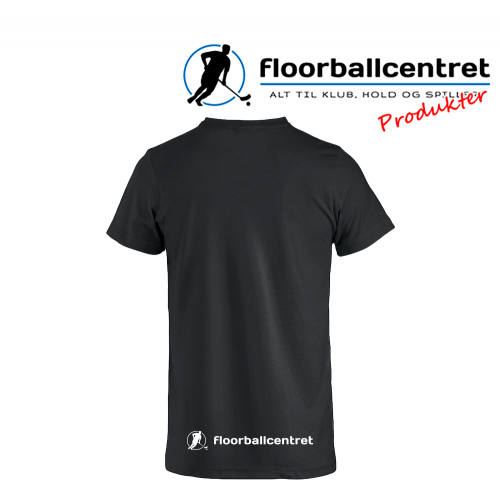 Floorballcentret T-shirt - Eat, Sleep, Floorball - sort m. hvid - Billede 2