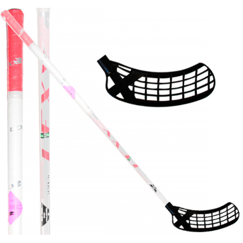 Lexx XX1 29 - Floorballstav - Silver/Red