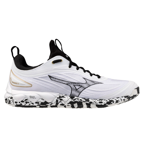 Mizuno Wave Luminous 3 Herre white/black/gold