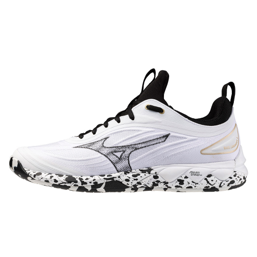 Mizuno Wave Luminous 3 Herre white/black/gold - Billede 4