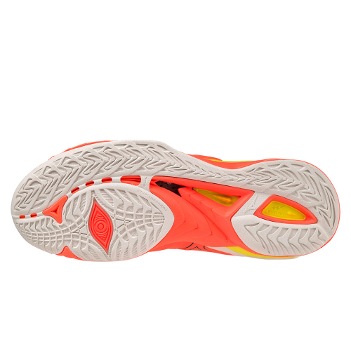 Mizuno Wave Mirage 5 Herre neon flame/black/bolt - Billede 4