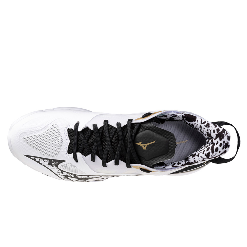 Mizuno Wave Mirage 5 Herre white/black/gold - Billede 4