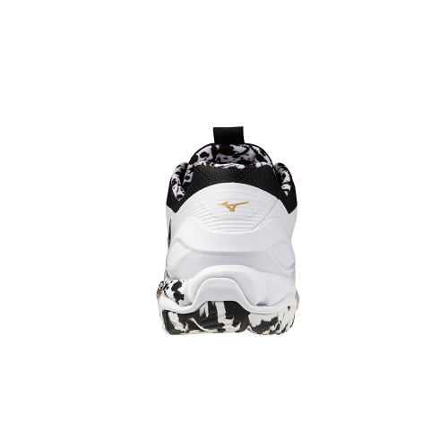 Mizuno Wave Stealth 6 Herre white/black/gold - Billede 5