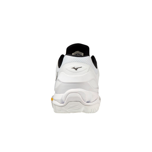 Mizuno Wave Stealth V Herre white/black/lemon chrome - Billede 5