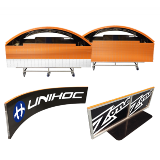 Renew Floorball Bande, Premium - Fullsize bane 20x40 meter, sort/orange