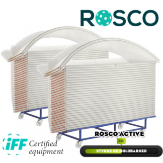 Rosco Floorball Bander - ACTIVE - Fullsize bane 20x40 meter, hvid - IFF Godkendte - Prismatch ✰