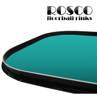 Rosco Wheelchair Floorball/Hockey Bande - 20 cm i Højden - 16x26 meter, hvid
