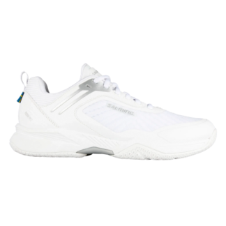 Salming Fusion Pro Shoe Men - Floorballsko - white / silver