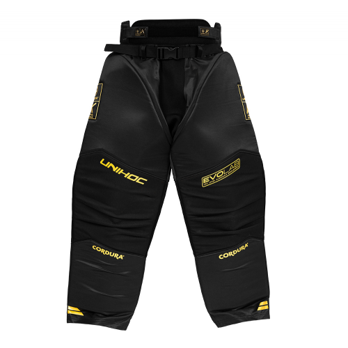 Unihoc Alpha Evolab Målmandsbukser - black/gold