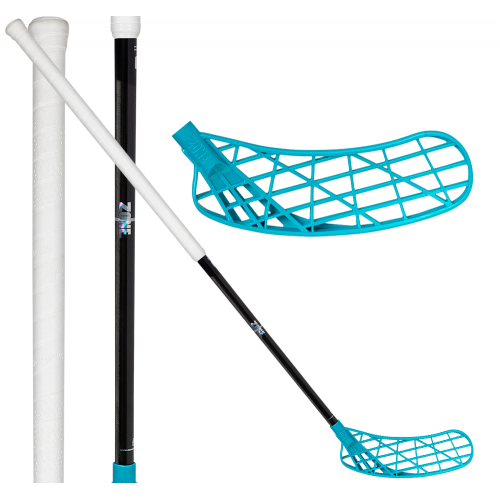Zone Air/One Superlight 27 (thin) black / turquoise - Floorballstav