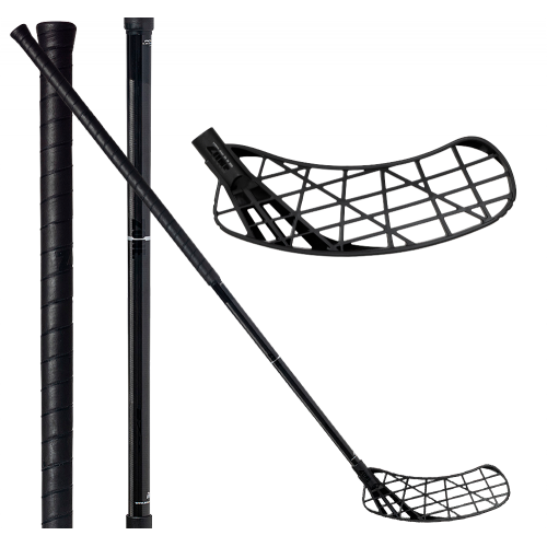 Zone Air/Two Power Superlight 27 (thin) raw / black - Floorballstav