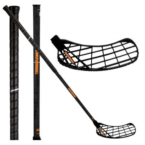 Zone Harder Air SL Skeleton 29 raw black - Floorballstav