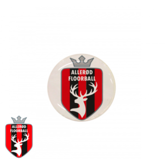 End cap med logo - Allerød Floorball